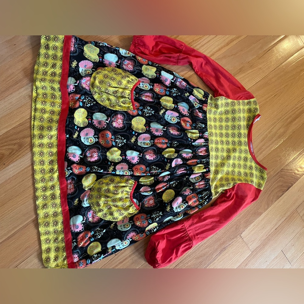 Jelly the pug long sleeve dress